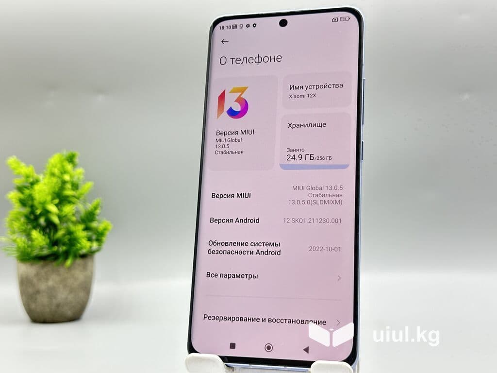 Xiaomi, Mi 12X, Б/у, 256 ГБ, цвет - Голубой, 2 SIM 4 из 7