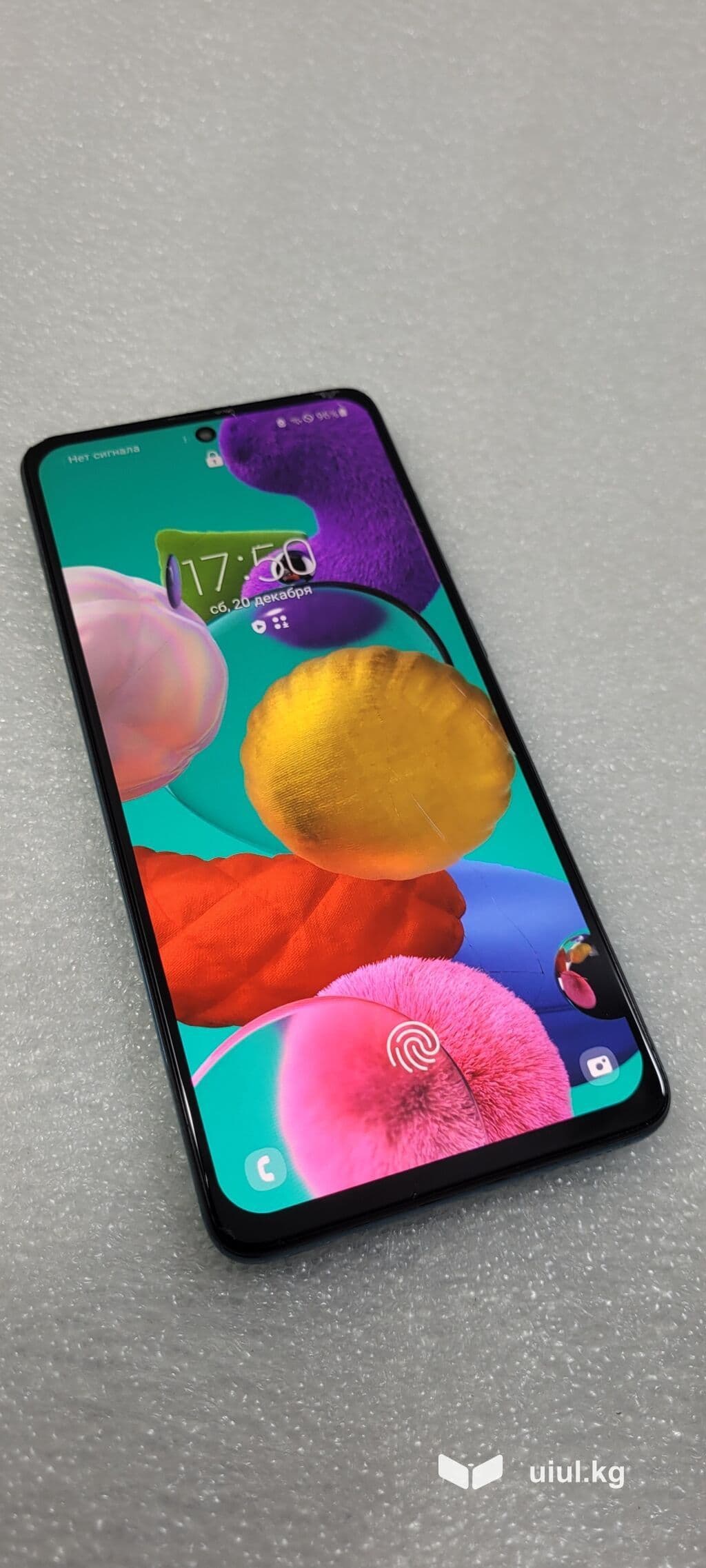 Samsung Galaxy A51 5G, Б/у, 128 ГБ, цвет - Голубой, 2 SIM 4 из 11