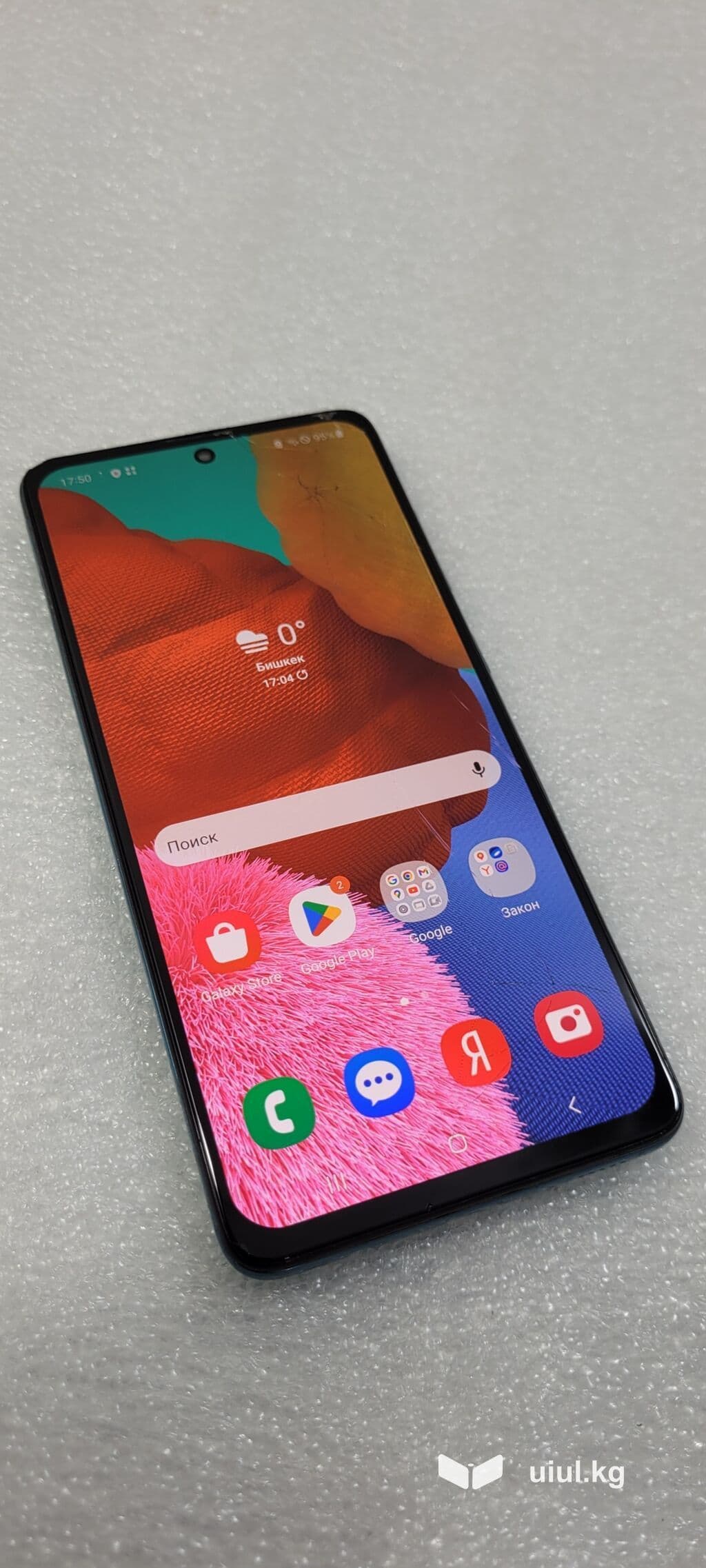 Samsung Galaxy A51 5G, Б/у, 128 ГБ, цвет - Голубой, 2 SIM 7 из 11