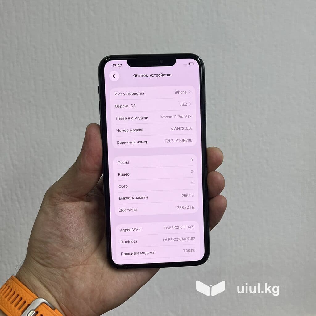 IPhone 11 Pro Max, Б/у, 256 ГБ, Alpine Green, 100 % 5 из 11