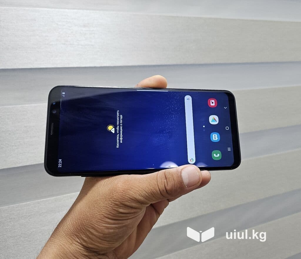 Samsung Galaxy S8 Plus, Б/у, 64 ГБ, цвет - Черный, 2 SIM 1 из 13