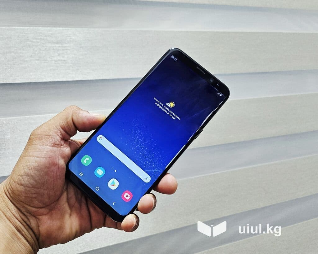 Samsung Galaxy S8 Plus, Б/у, 64 ГБ, цвет - Черный, 2 SIM 3 из 13