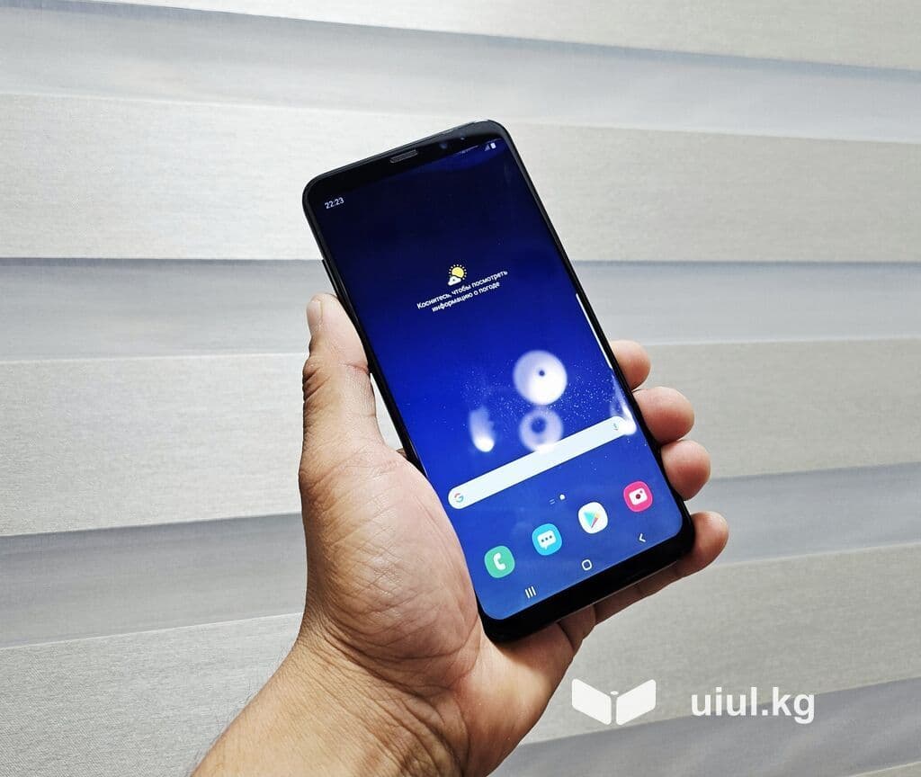Samsung Galaxy S8 Plus, Б/у, 64 ГБ, цвет - Черный, 2 SIM 9 из 13