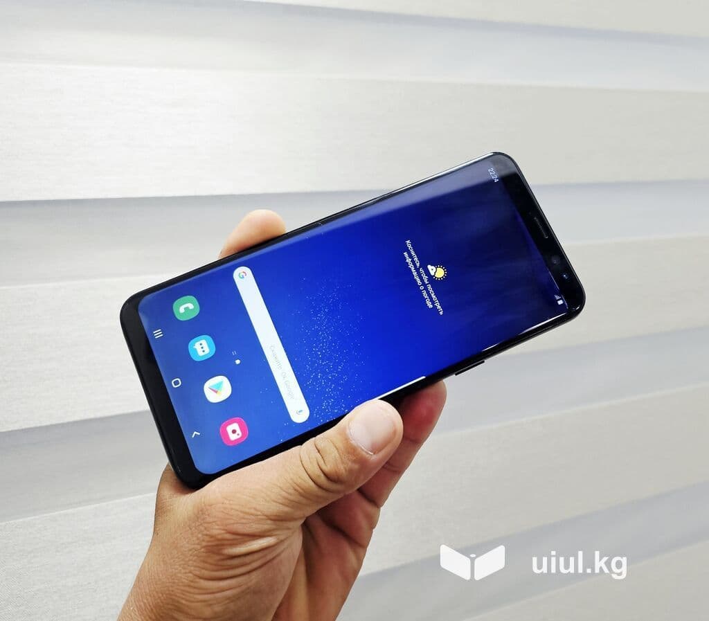 Samsung Galaxy S8 Plus, Б/у, 64 ГБ, цвет - Черный, 2 SIM 12 из 13