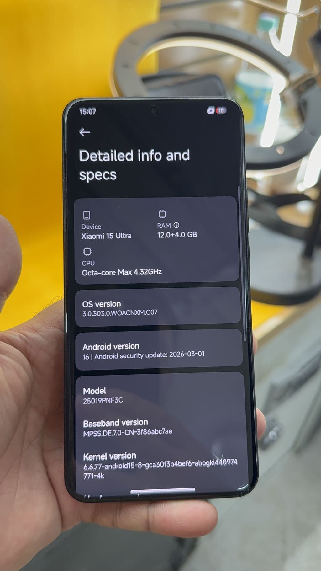 Xiaomi, 15 Ultra, Б/у, 256 ГБ, 2 SIM, eSIM 16 из 16