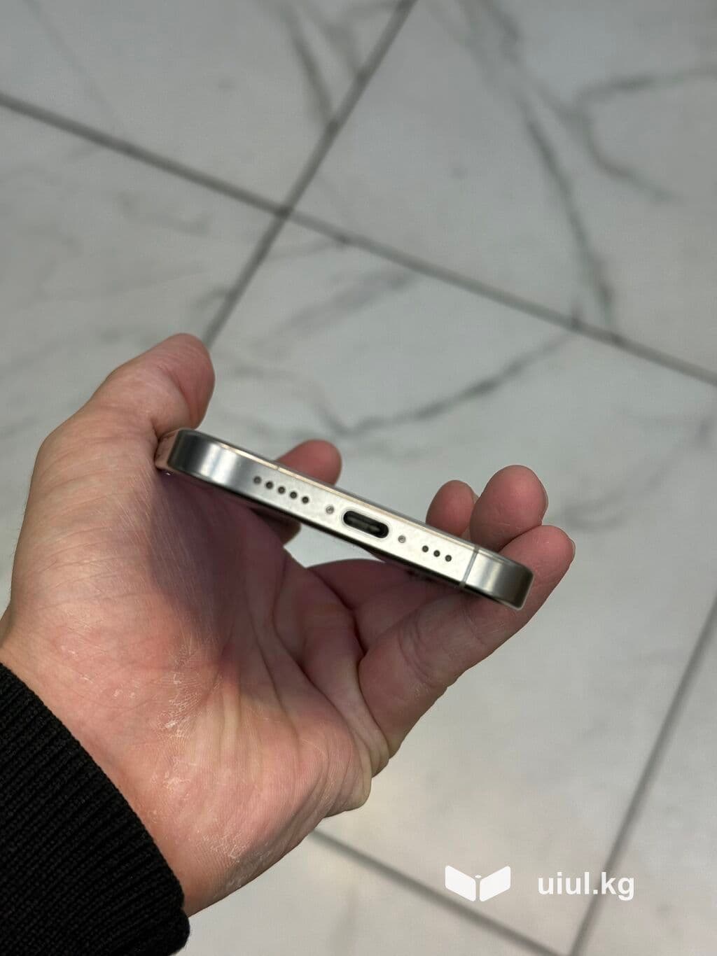 IPhone 16 Pro, Б/у, 256 ГБ, Natural Titanium, 90 % 5 из 6