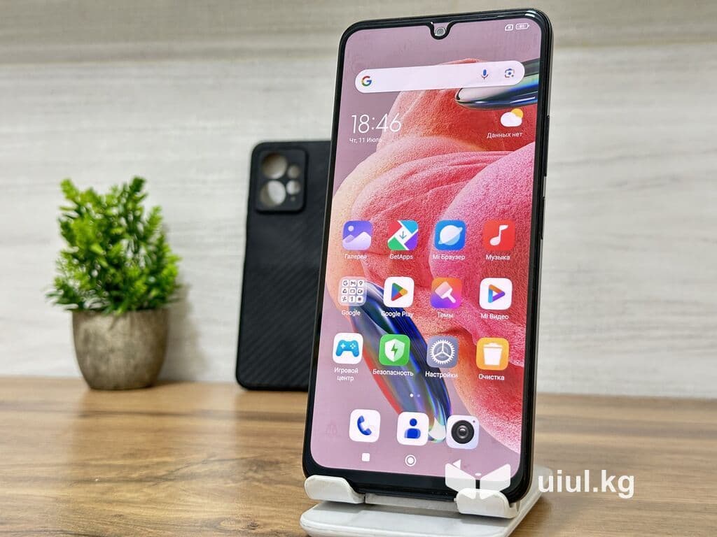 Redmi, Redmi Note 12, Б/у, 128 ГБ, цвет - Синий, 2 SIM 4 из 9