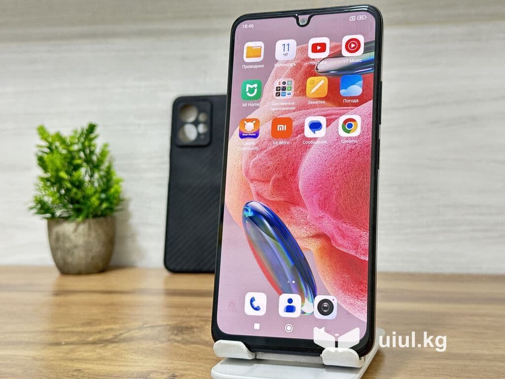 Redmi, Redmi Note 12, Б/у, 128 ГБ, цвет - Синий, 2 SIM 5 из 9