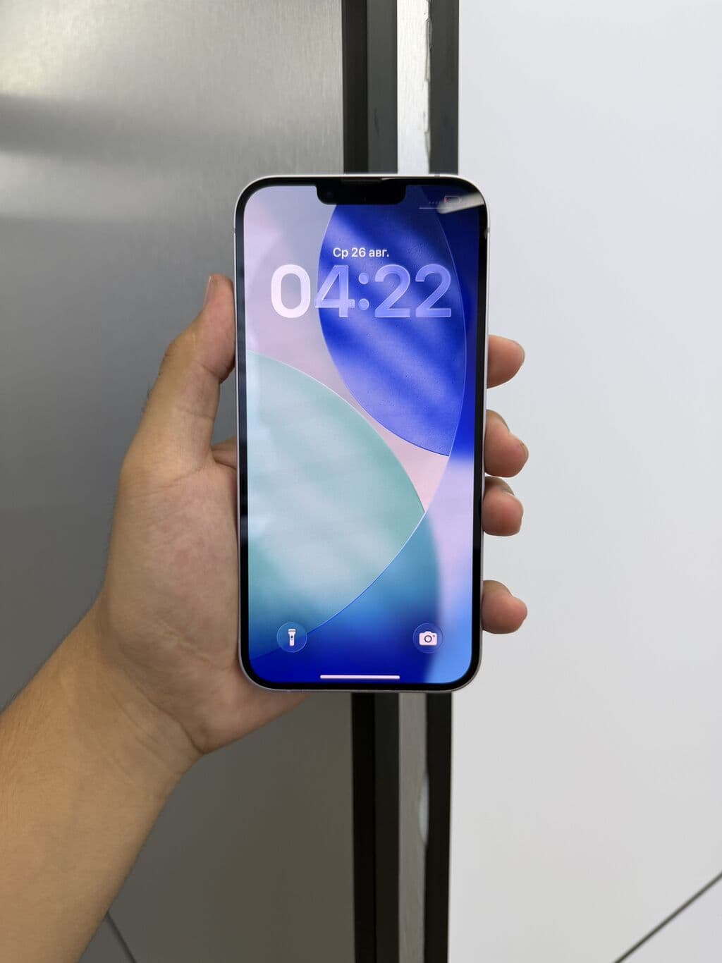 IPhone 14 Plus, Б/у, 128 ГБ, Защитное стекло, В рассрочку, 85 % 3 из 5