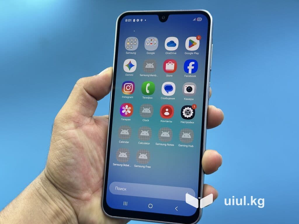 Samsung Galaxy A17, Новый, 256 ГБ, цвет - Серый, 2 SIM 8 из 12