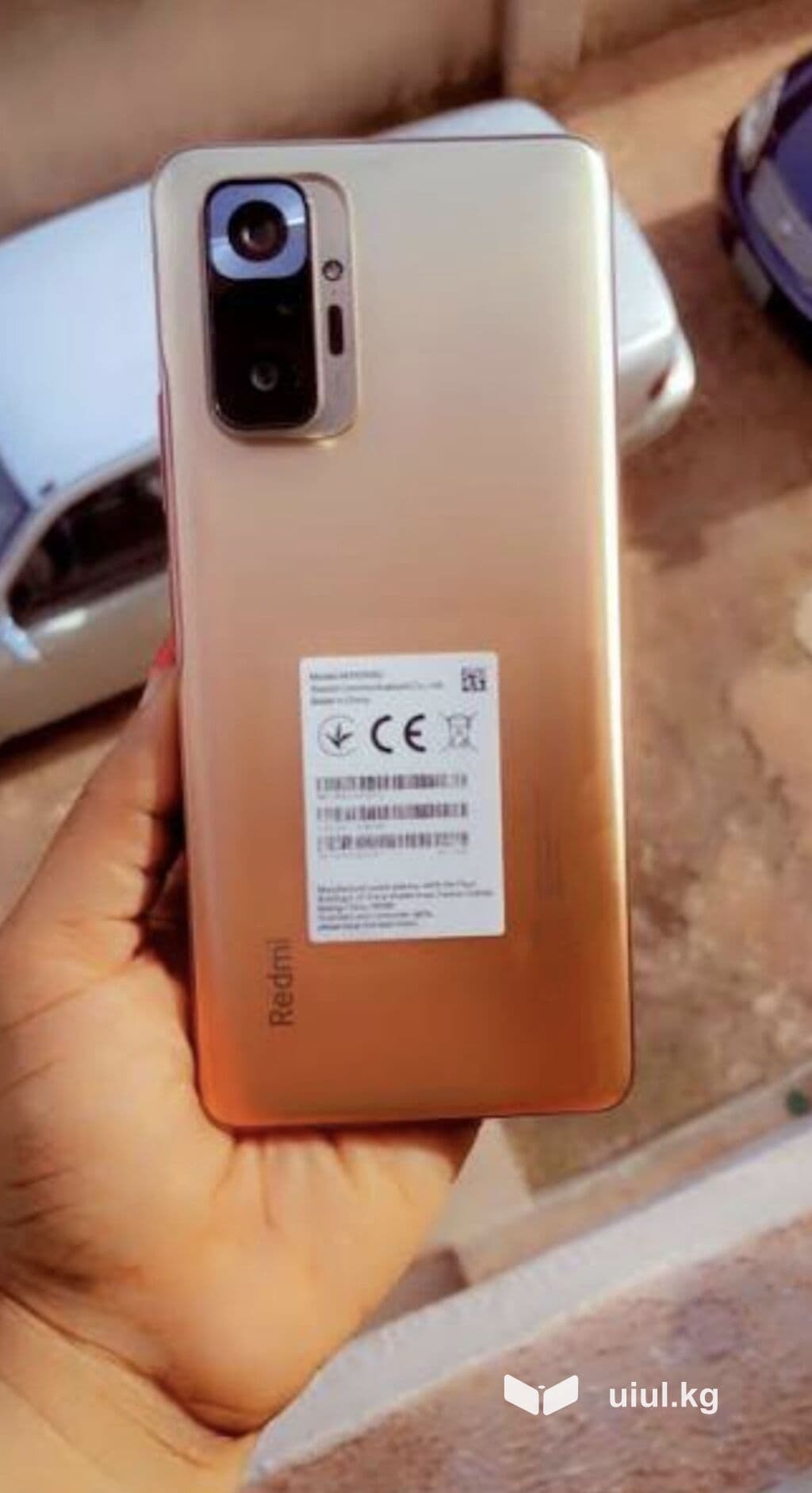 Redmi, Redmi Note 10 Pro, Б/у, 128 ГБ, цвет - Золотой, 2 SIM 4 из 4