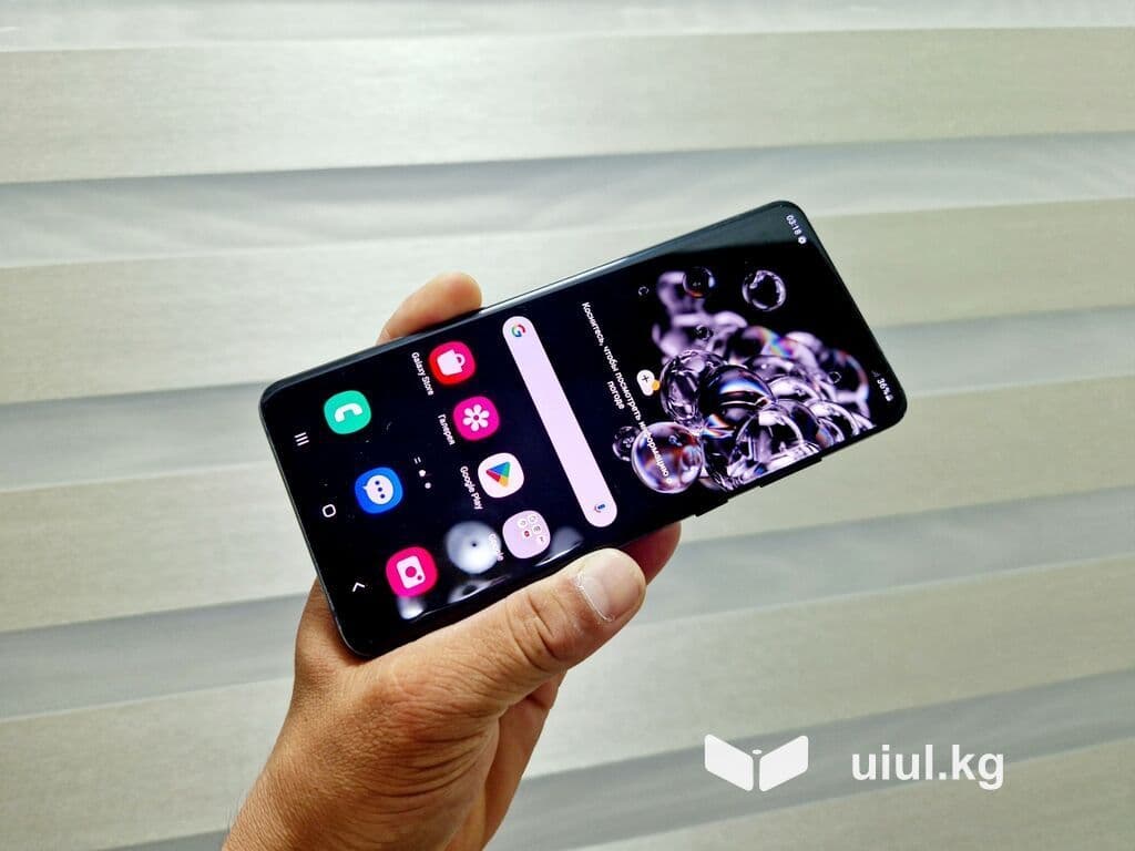 Samsung Galaxy S20 Ultra, Б/у, 128 ГБ, цвет - Серый, 1 SIM, 2 SIM 2 из 14