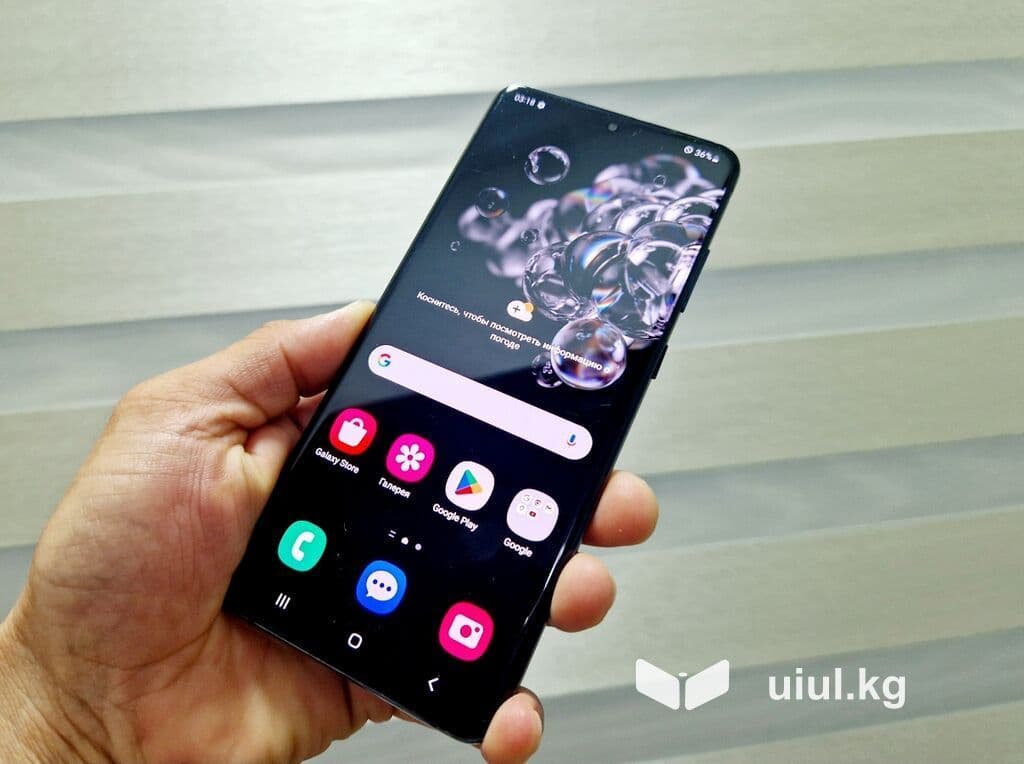 Samsung Galaxy S20 Ultra, Б/у, 128 ГБ, цвет - Серый, 1 SIM, 2 SIM 6 из 14