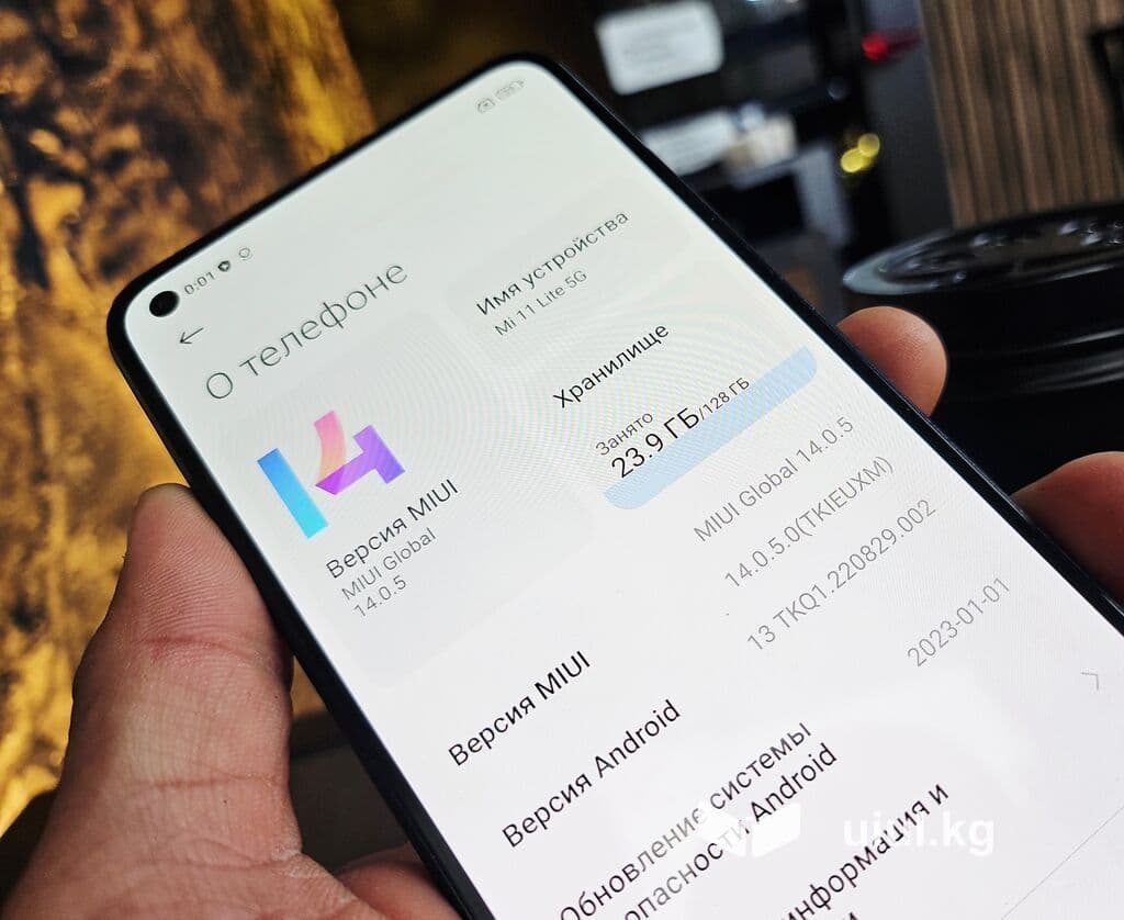 Xiaomi, Mi 11 Lite, Б/у, 128 ГБ, цвет - Черный, 1 SIM, 2 SIM 3 из 22