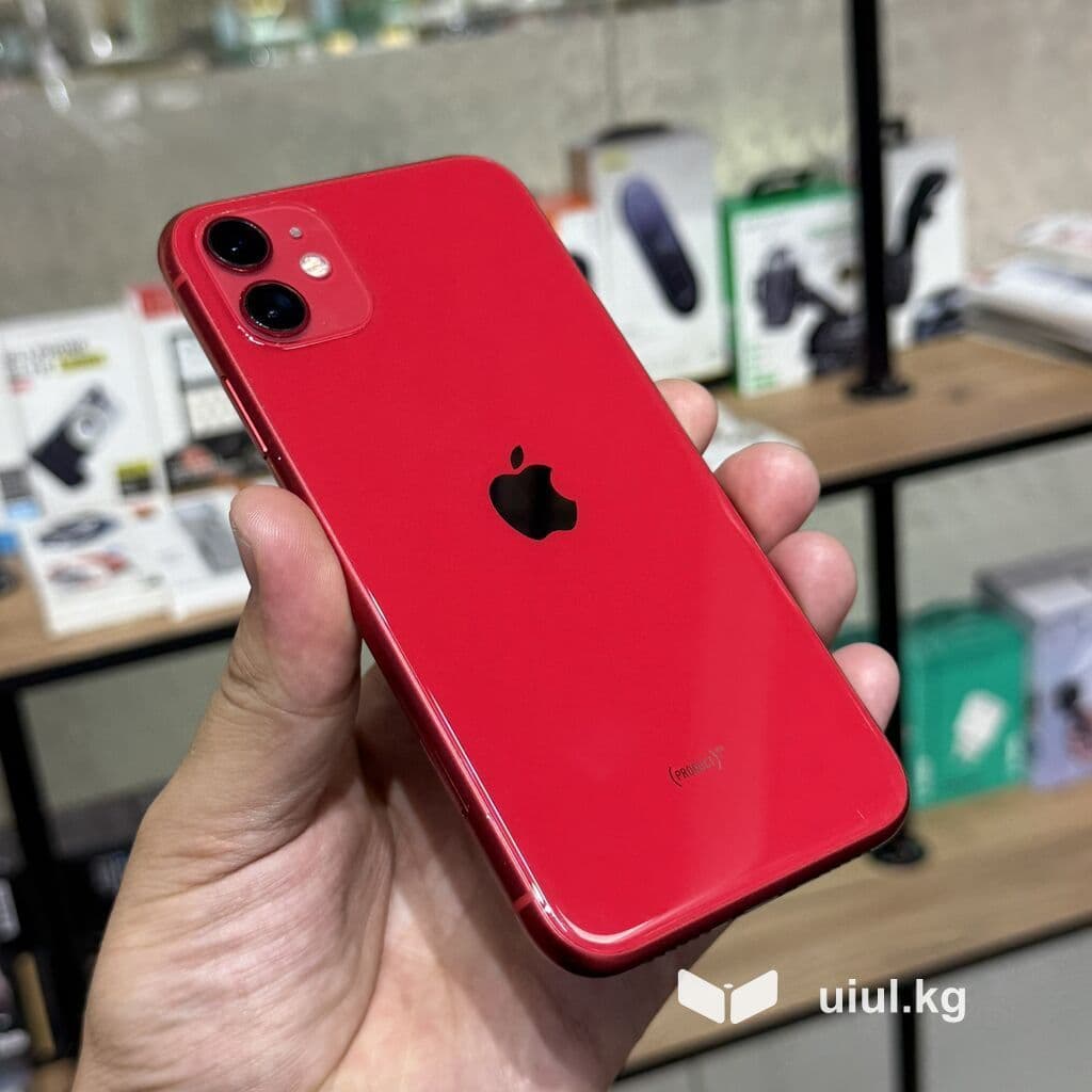 IPhone 11, Б/у, 256 ГБ, Красный, Защитное стекло, 100 % 4 из 15
