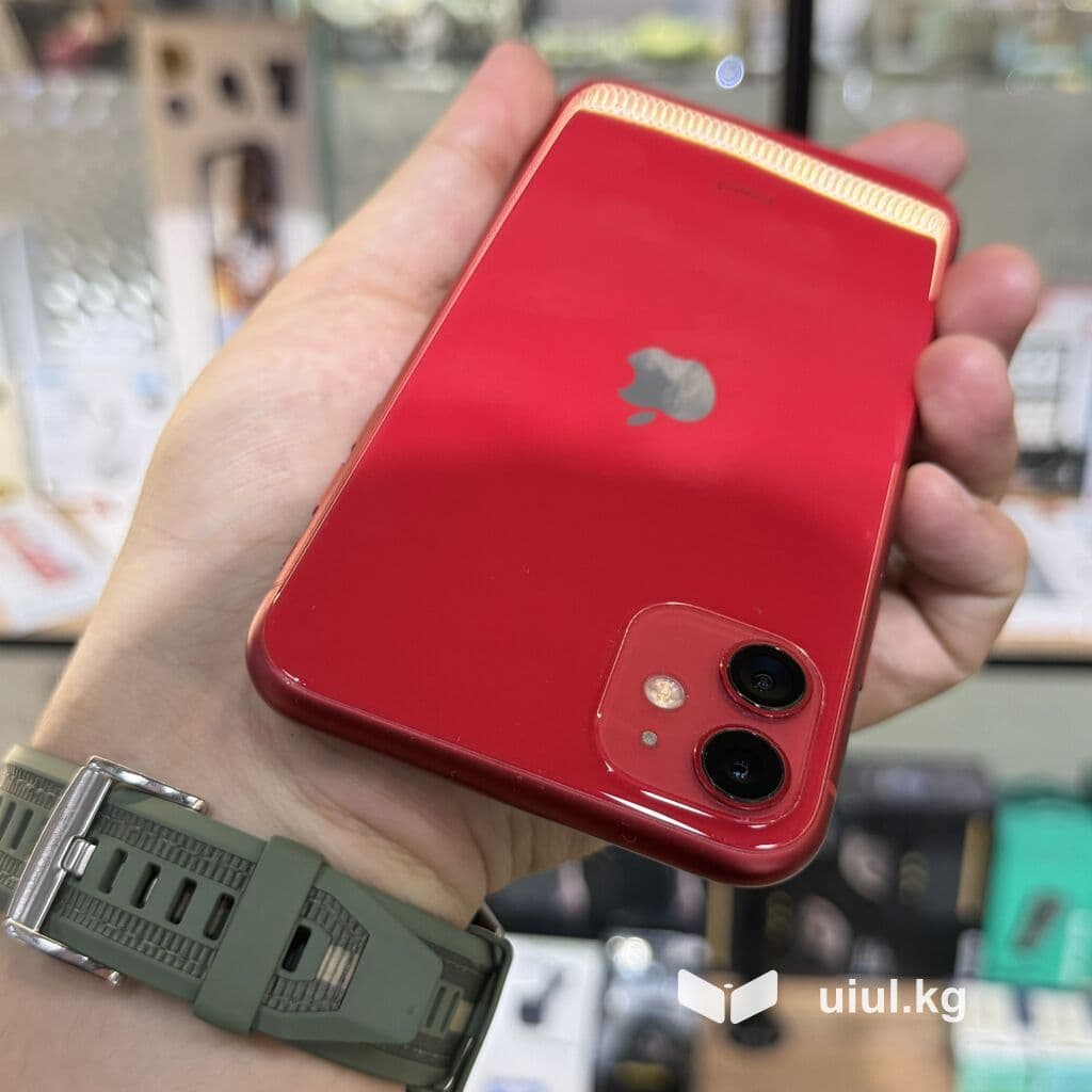 IPhone 11, Б/у, 256 ГБ, Красный, Защитное стекло, 100 % 8 из 15