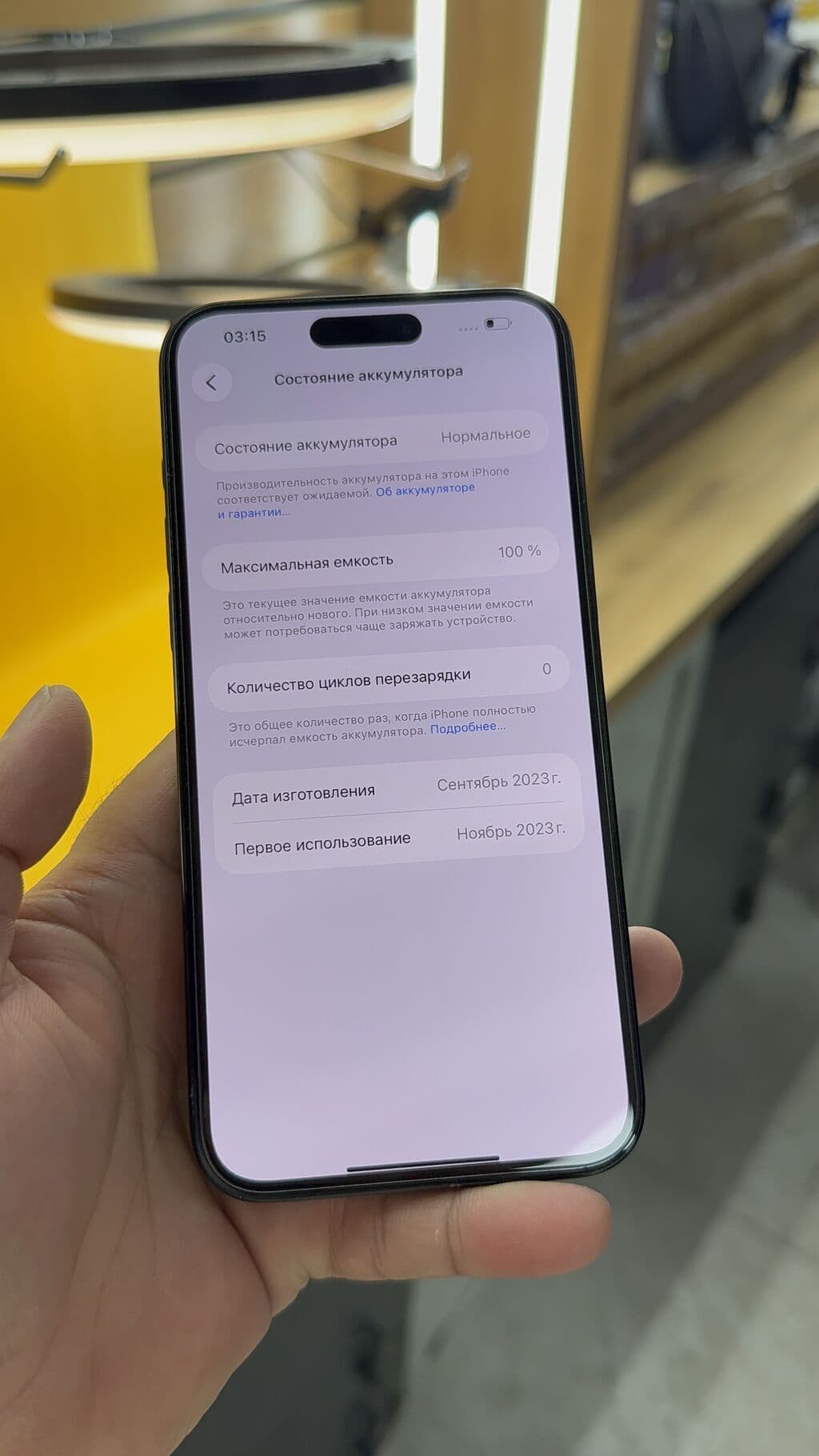 IPhone 15 Pro Max, Б/у, 256 ГБ, 100 % 10 из 13