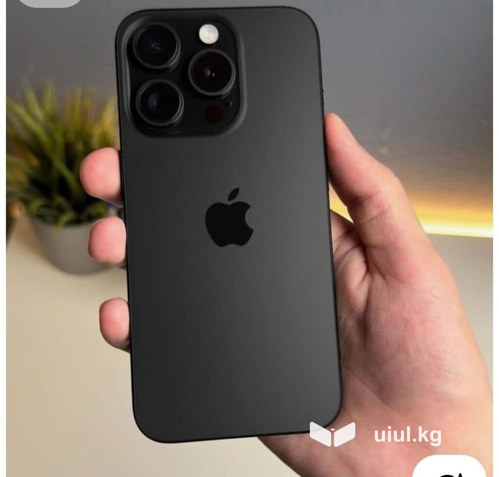 Смартфон Apple iPhone (чёрный цвет, матовый корпус). Основные