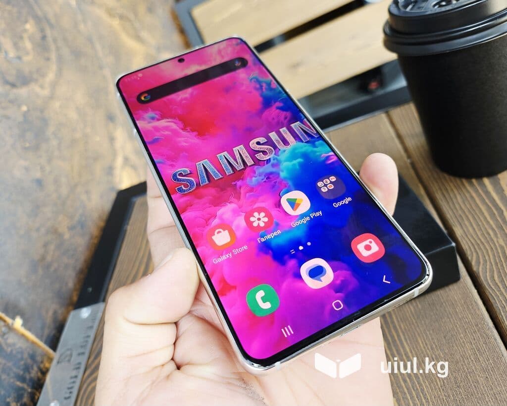 Samsung Galaxy S21 5G, Б/у, 128 ГБ, цвет - Белый, 1 SIM, 2 SIM 6 из 23