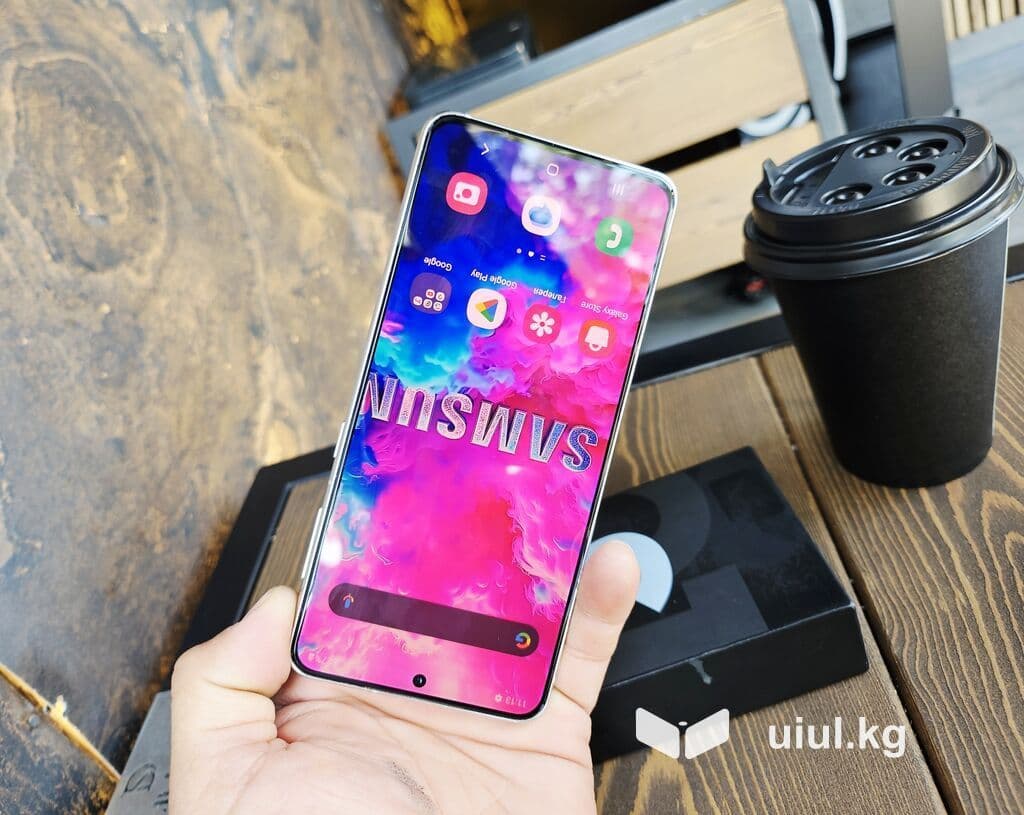 Samsung Galaxy S21 5G, Б/у, 128 ГБ, цвет - Белый, 1 SIM, 2 SIM 10 из 23