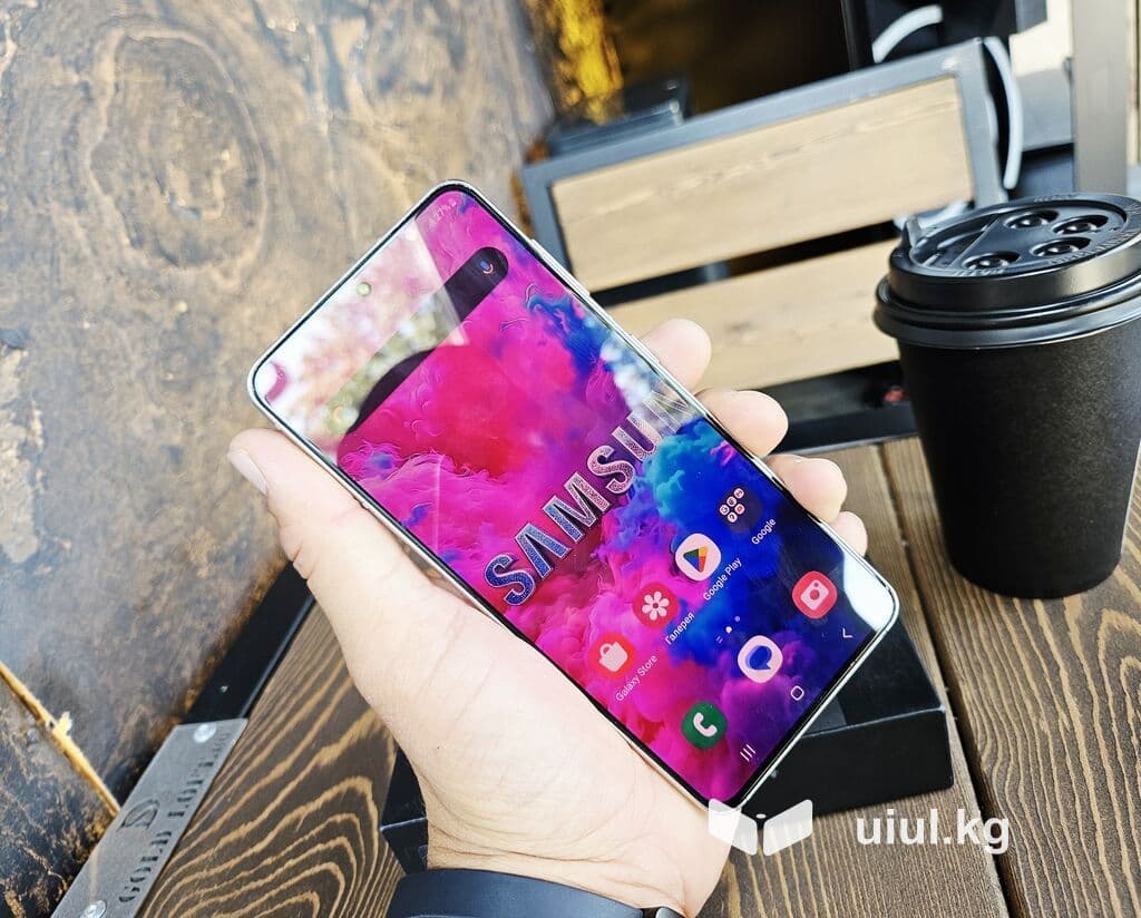 Samsung Galaxy S21 5G, Б/у, 128 ГБ, цвет - Белый, 1 SIM, 2 SIM 15 из 23